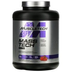 MuscleTech, Mass Tech Elite, клубника, 2,72 кг (6 фунтов)